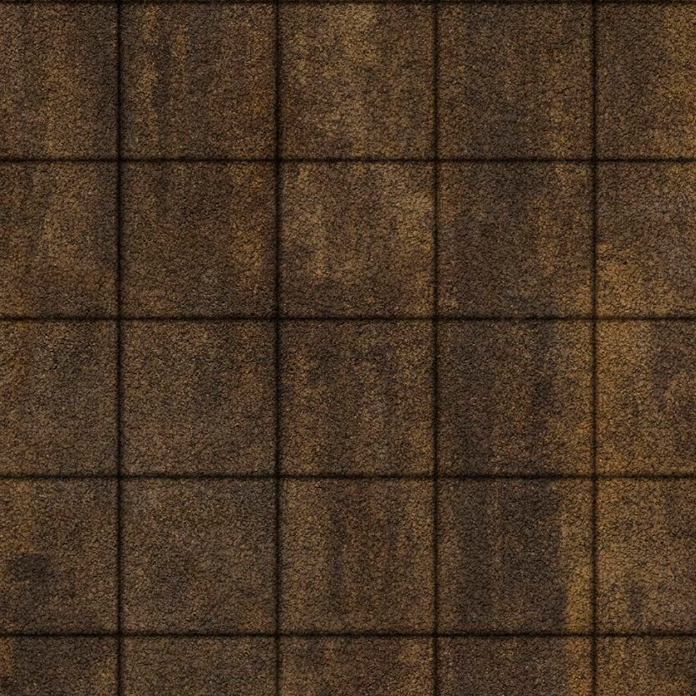 Тротуарная плитка КВАДРАТ 200х200 мм - Листопад гранит Мокко