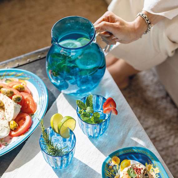 Кувшин dolcevita, balloon, 2 л, бирюзовый