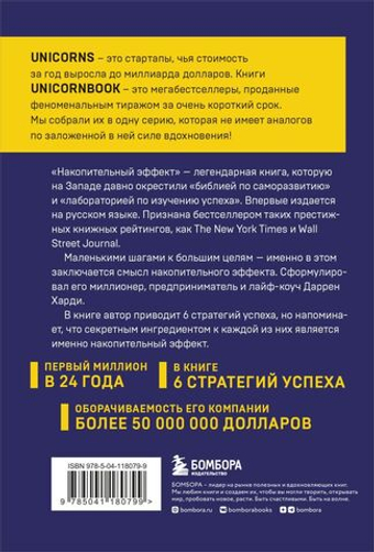 Накопительный эффект. От поступка - к привычке, от привычки - к выдающимся результатам. Даррен Харди