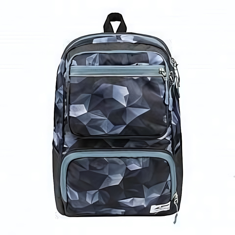 Рюкзак школьный Рамон "Кристалл" 41*28*19 см. 1 отд., 3 кармана, боковые карманы, анатом. вкладки (L