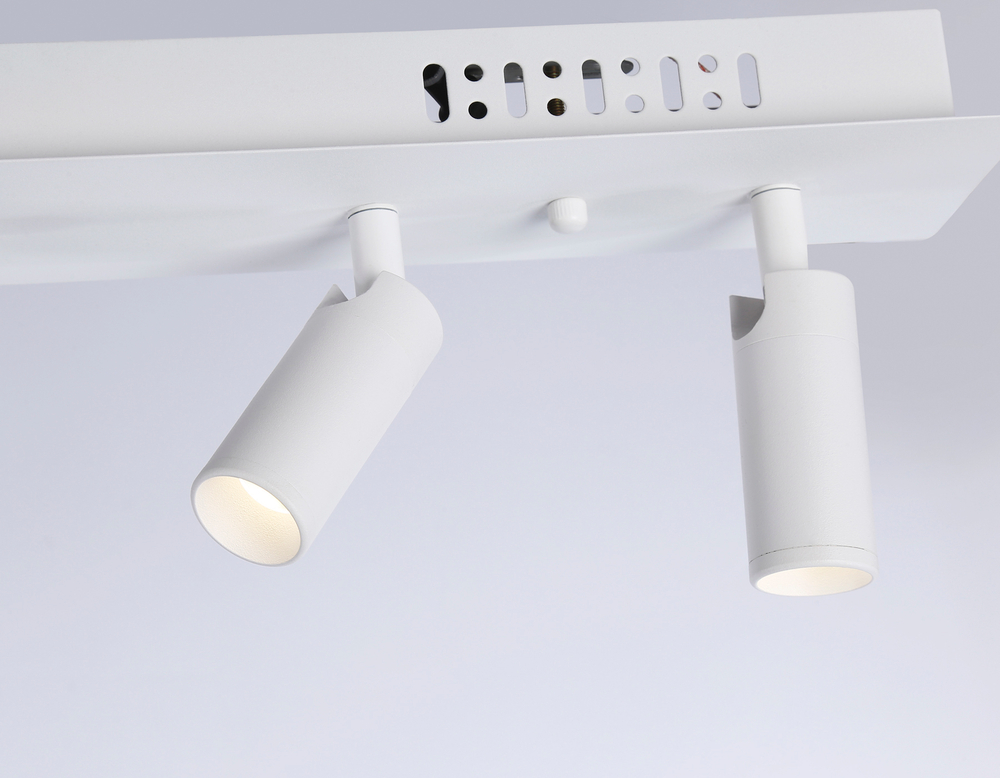 Светильник светодиодный подвесной с пультом FL5277/3+2 WH белый 59W 3000K/4200K/6400K+4200K 800*20*1200 (ПДУ ИК)