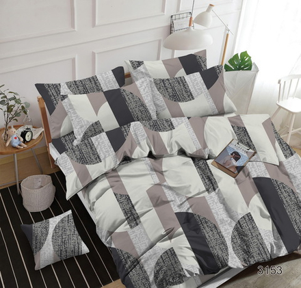 КПБ Дуэт с простыней на рез. 180х200 БЯЗЬ "БР6"