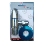 Угловой кран для подключения приборов 1/2х3/8 TIM BL5828 c отражателем