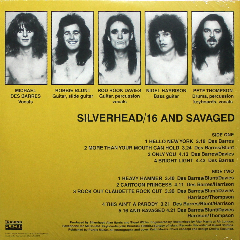 Silverhead / 16 And Savaged (LP)