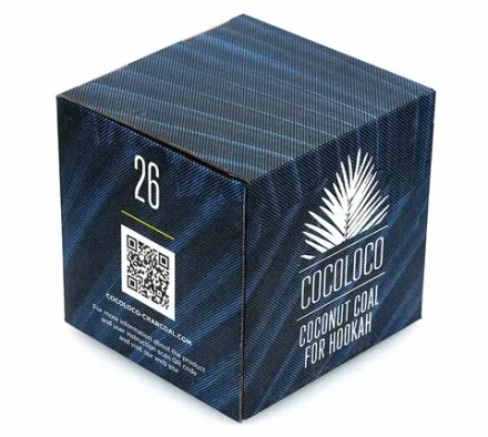 Уголь Cocoloco 1кг 26мм 64шт