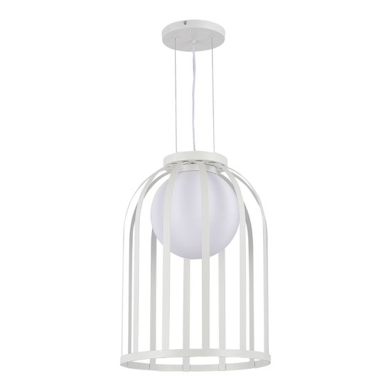 SL6129.503.01 Светильник подвесной ST-Luce Белый/Белый E27 1*60W NORDIC