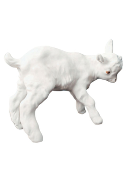 Фаянсовая статуэтка "Козленок" ЗиК Конаково