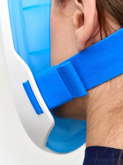 Маска полнолицевая Sargan Планета океан 2.0 белый/голубой