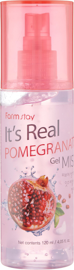 FarmStay Увлажняющий гель-мист с экстрактом граната It’s Real Pomegranate Gel Mist, 120 мл