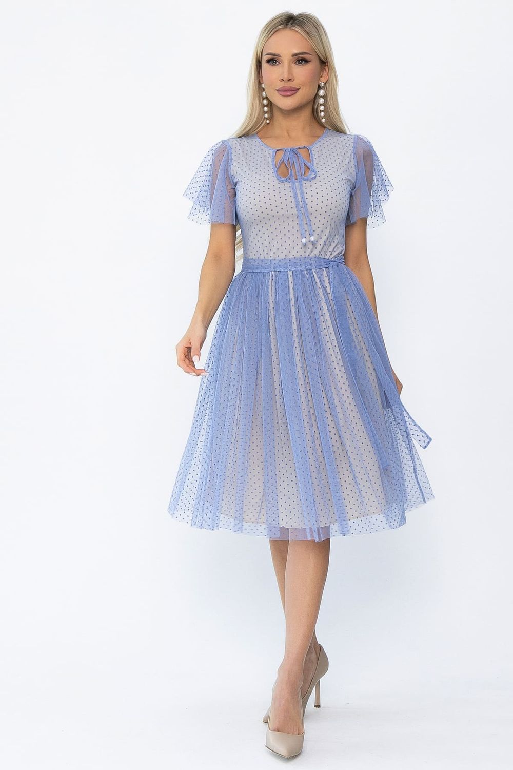 Платье У твоих ног (голубое) П13826-39М LT Collection