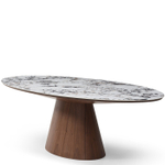 Стол DT2483 (230) глянцевая керамика ARABESCATO