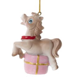 GAEM Фигурка декоративная подвесная "Лошадка", L6 W3 H8 см, 6в.