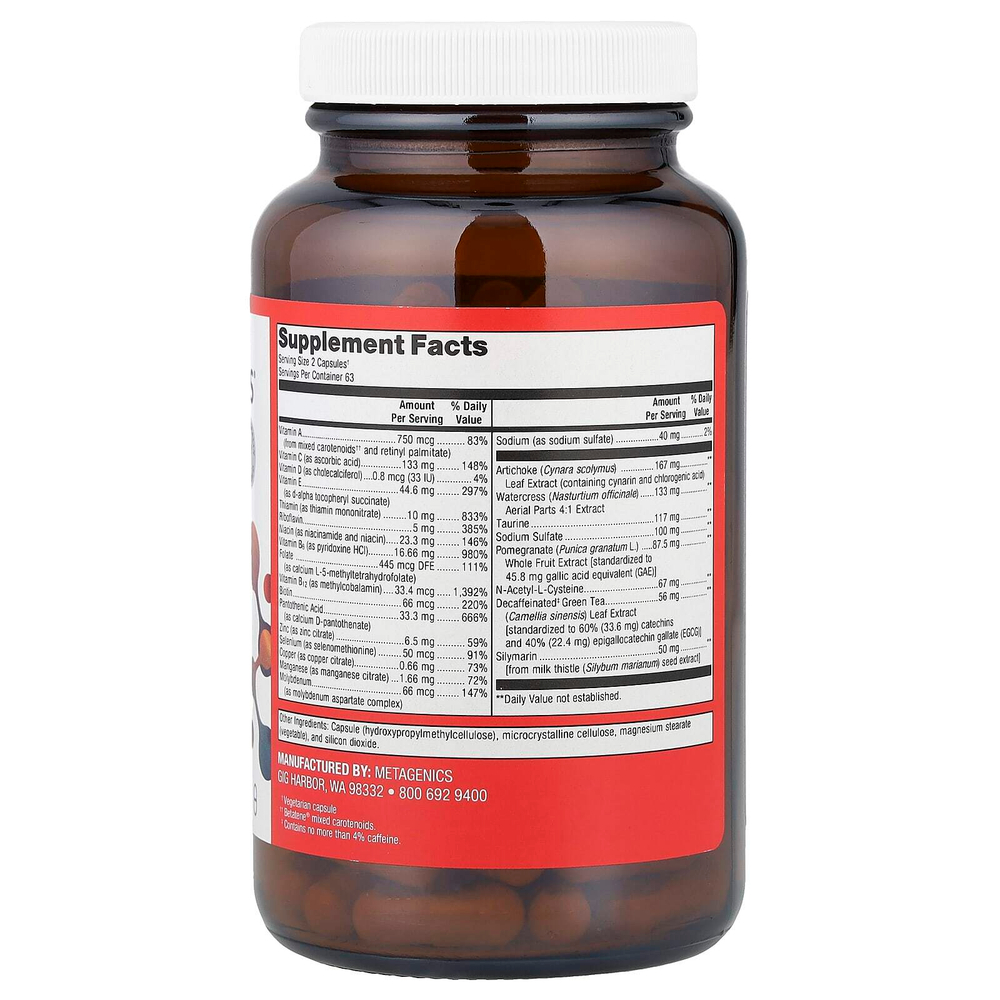 Metagenics, AdvaClear®, 126 капсул
