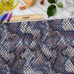 Ткань шелк Армани натуральный питон