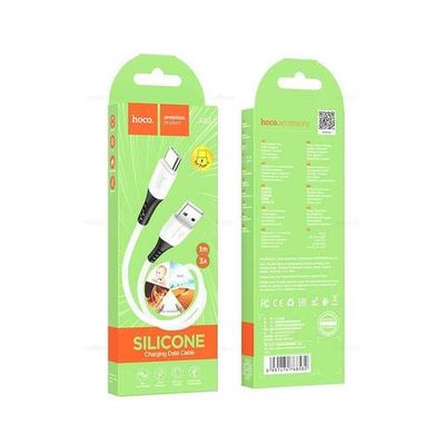 Кабель USB - TypeC HOCO X82 Silicone (белый) 1м
