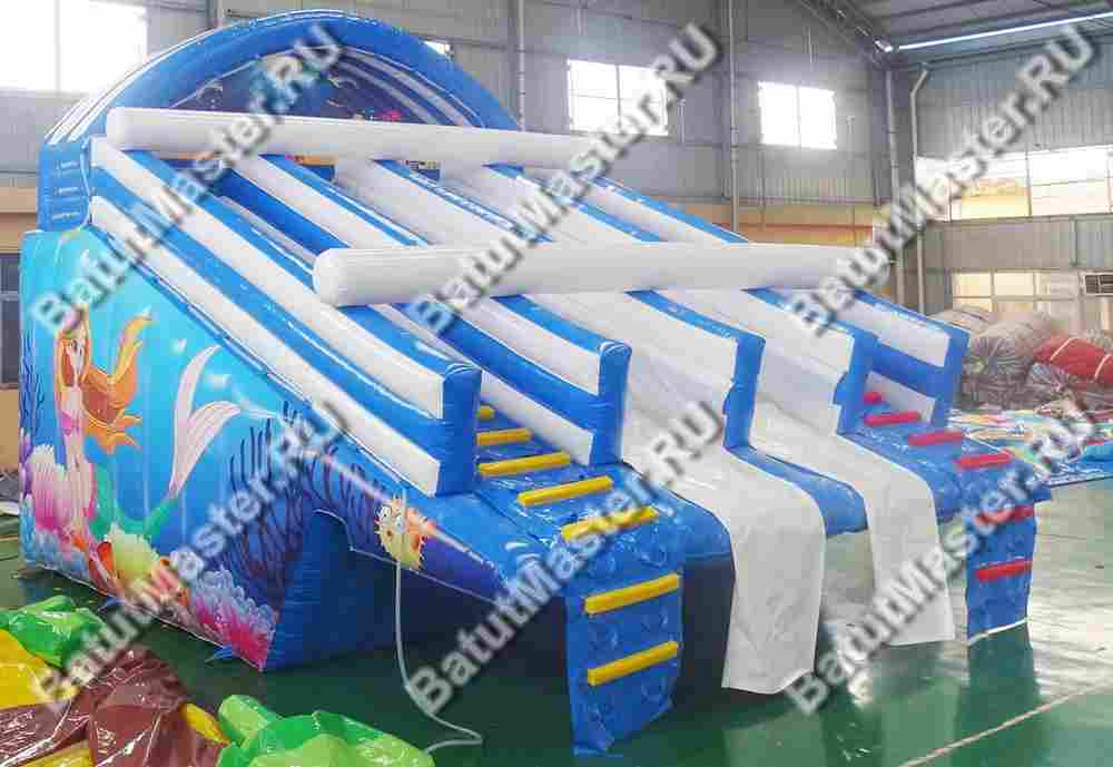 Надувная водная горка для бассейна «Русалочка Бэлла» 7*6*5 м