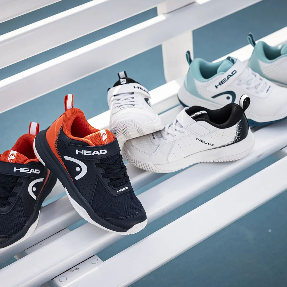 Кроссовки теннисные детские HEAD Sprint Velcro 4.0 275535, р.3 (рос.34), белый