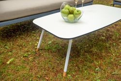 "Фиджи" лаунж-зона 5-местная плетеная из роупа (веревки), каркас алюминиевый темно-серый, роуп синий (KT18-014)