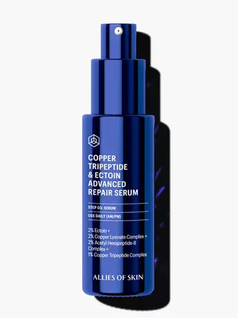 Сыворотка восстанавливающая Allies Of Skin Copper Tripeptide & Ectoin Advanced Repair Serum 30