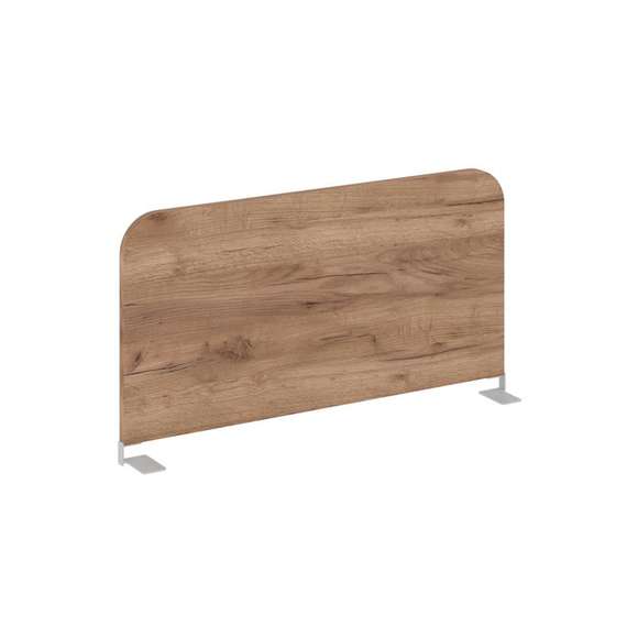 Настольный Экран боковой UNE.DEKRB-404.25 Дуб Табак/Металл Серый 800*18*397