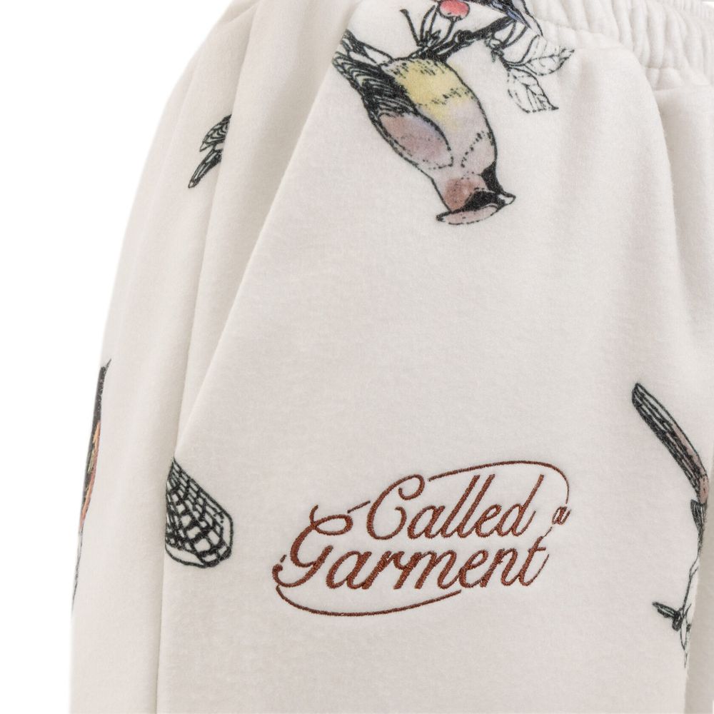Брюки Called a Garment Флисовые Birds Женские Молочные
