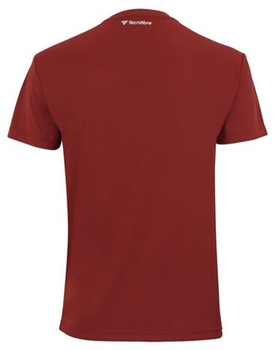 Мужская теннисная футболка Tecnifibre Team Tech Tee - cardinal