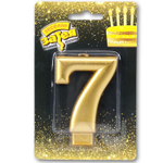 Свеча цифра 7