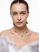 Колье "Ball soul multicolor" Silver