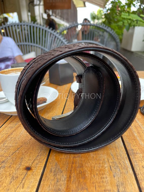 Ремень из кожи питона AC-105