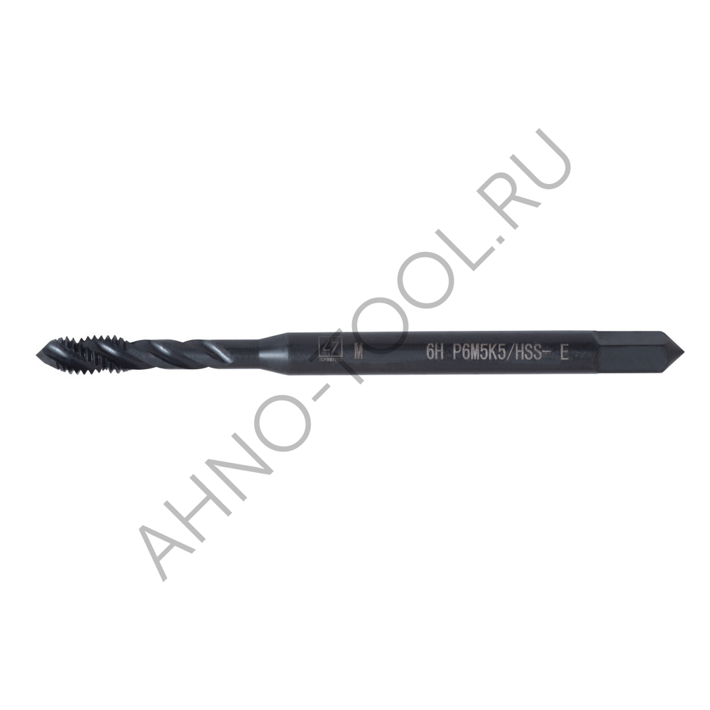 Метчик м/р  М2,0х0,4 Р6М5К5/HSS-E DIN371 BLACK OXIDE, с винтовой канавкой, ТОЧИНТЕХ