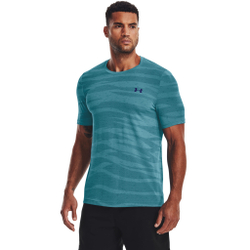 Мужское теннисное поло Under Armour Seamless Wave Men - Blue, Turquoise