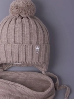 Шапка для девочек осенняя и снуд