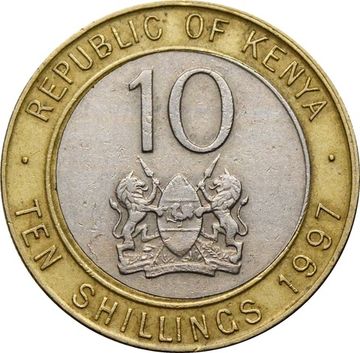 10 шиллингов 1997 Кения