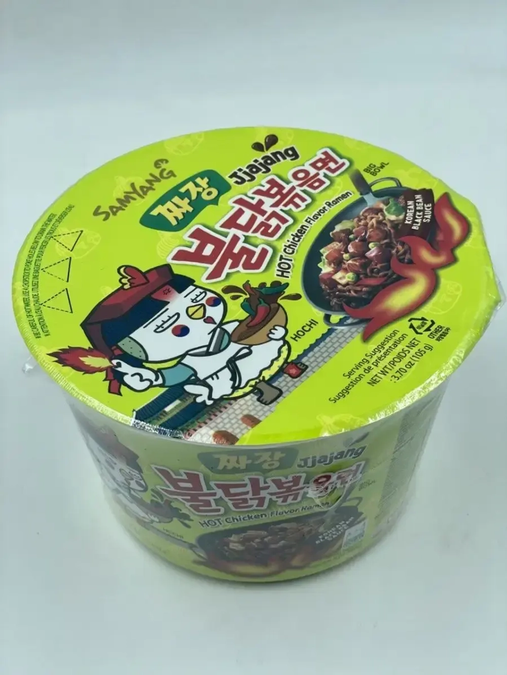 Лапша б/п Samyang , острая, со вкусом курицы в бобовом соусе