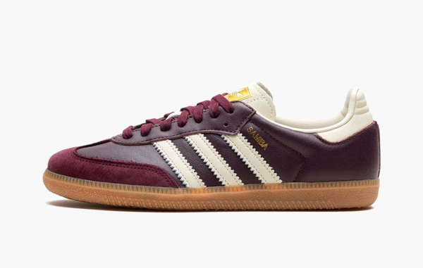 Adidas Samba OG WMNS "Maroon Gold Metallic"