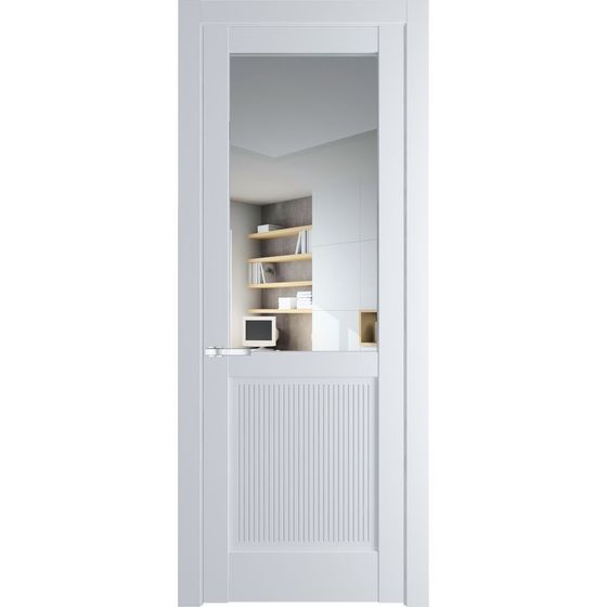 Межкомнатная дверь эмаль Profil Doors 2.2.2PM вайт остеклённая