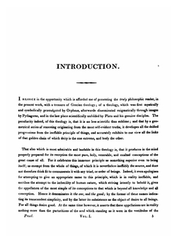 The Six Books of Proclus, the Platonic Successor, On the Theology of Plato. Volume 1 | Proclus