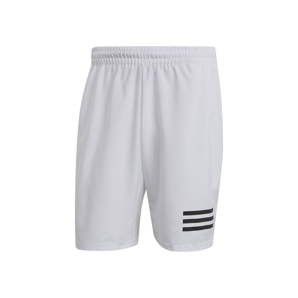 Мужские теннисные шорты adidas Club 3 Stripes Shorts Men - White, Black