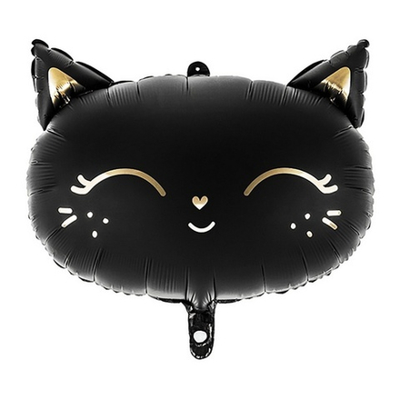 Фигура Веселая Затея Кошка голова, чёрный #1207-4365