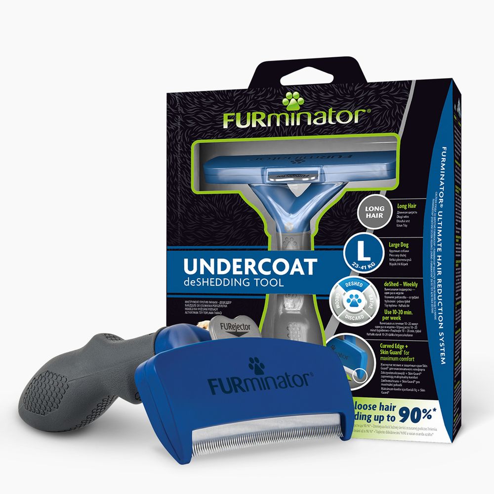Дешеддер FURminator L98 мм для крупных собак с длинной шерстью