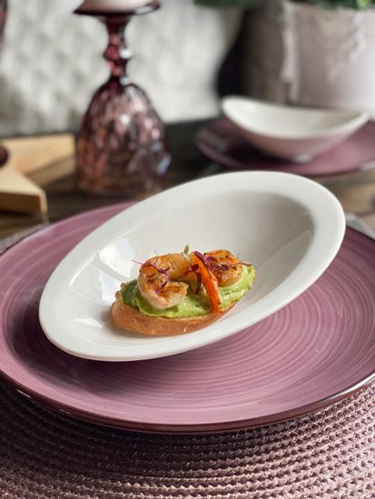 Салатник Сканди 21×14,5 см  английский фарфор