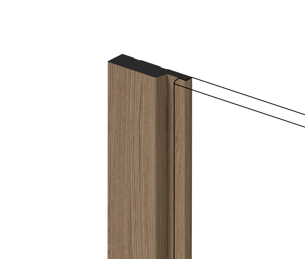 Финишный молдинг декорированный HiWood, 270x4,2 см