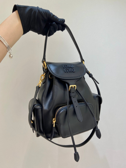 Miu Miu Leather Backpack 22 cm