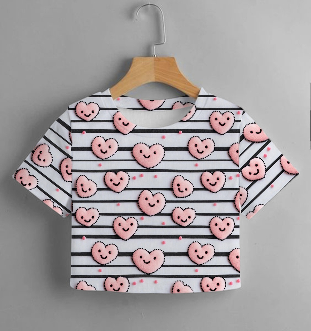 Кулирка с лайкрой СЕРДЕЧКИ