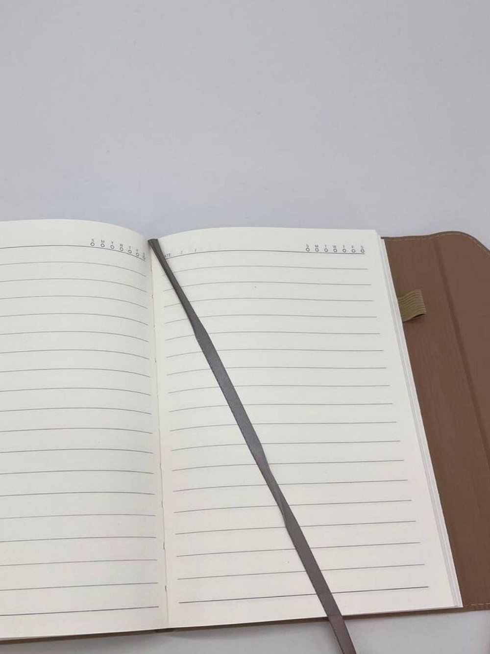 Блокнот А5 конвертом 96 л  в линейку песочно-желтый (30579-3)