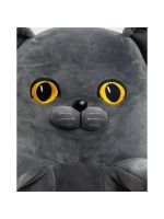 Мягкая игрушка кот батон британец 70 см, подушка обнимашка