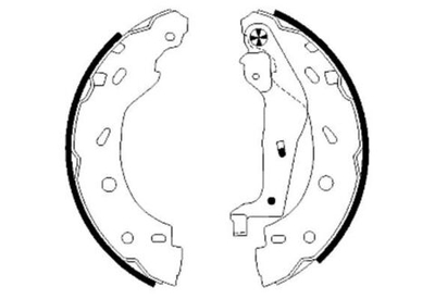 TEXTAR - 91057400-TET - Brake Shoe Set