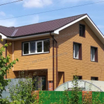 Сайдинг металлический L -Брус ХL ECOSTEEL Матовый 0.5мм Сосна (в наличии)