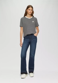 Футболка в полоску Relaxed Fit с вышивкой в форме сердца s.Oliver