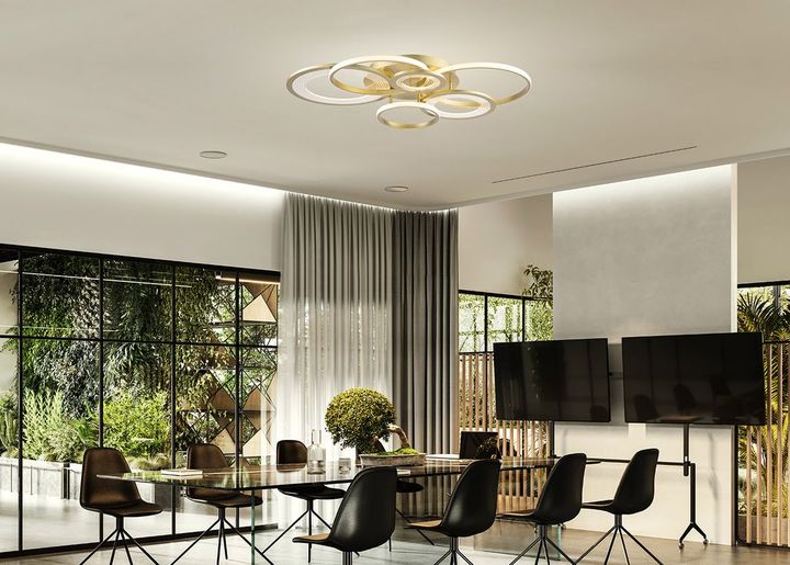 Потолочная светодиодная люстра Escada Saturn 10248/6LED